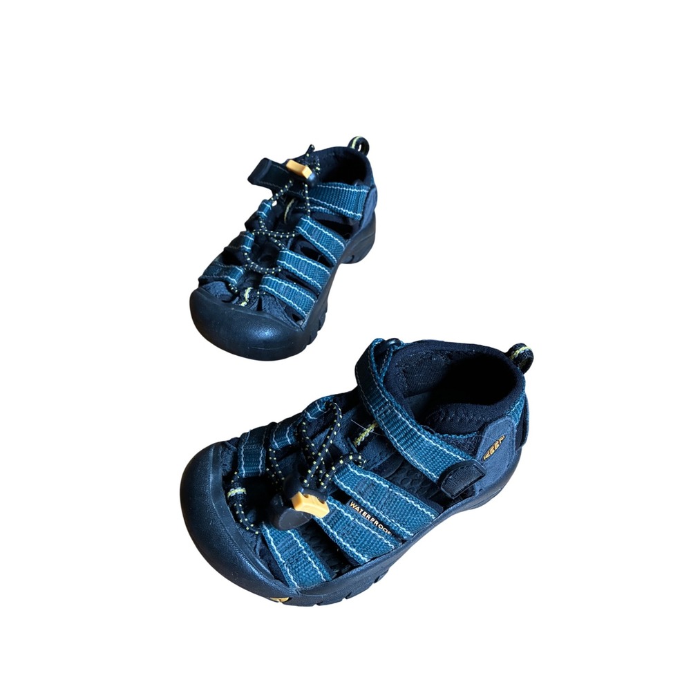 Keen Newport H2 Toddler Kids Blue Black Waterproof Sport Sandals Size 7